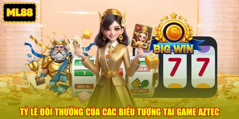 Tỷ lệ đổi thưởng của các biểu tượng tại game Aztec